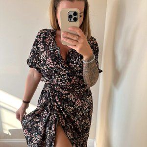 Primark wrap floral boho summer dress